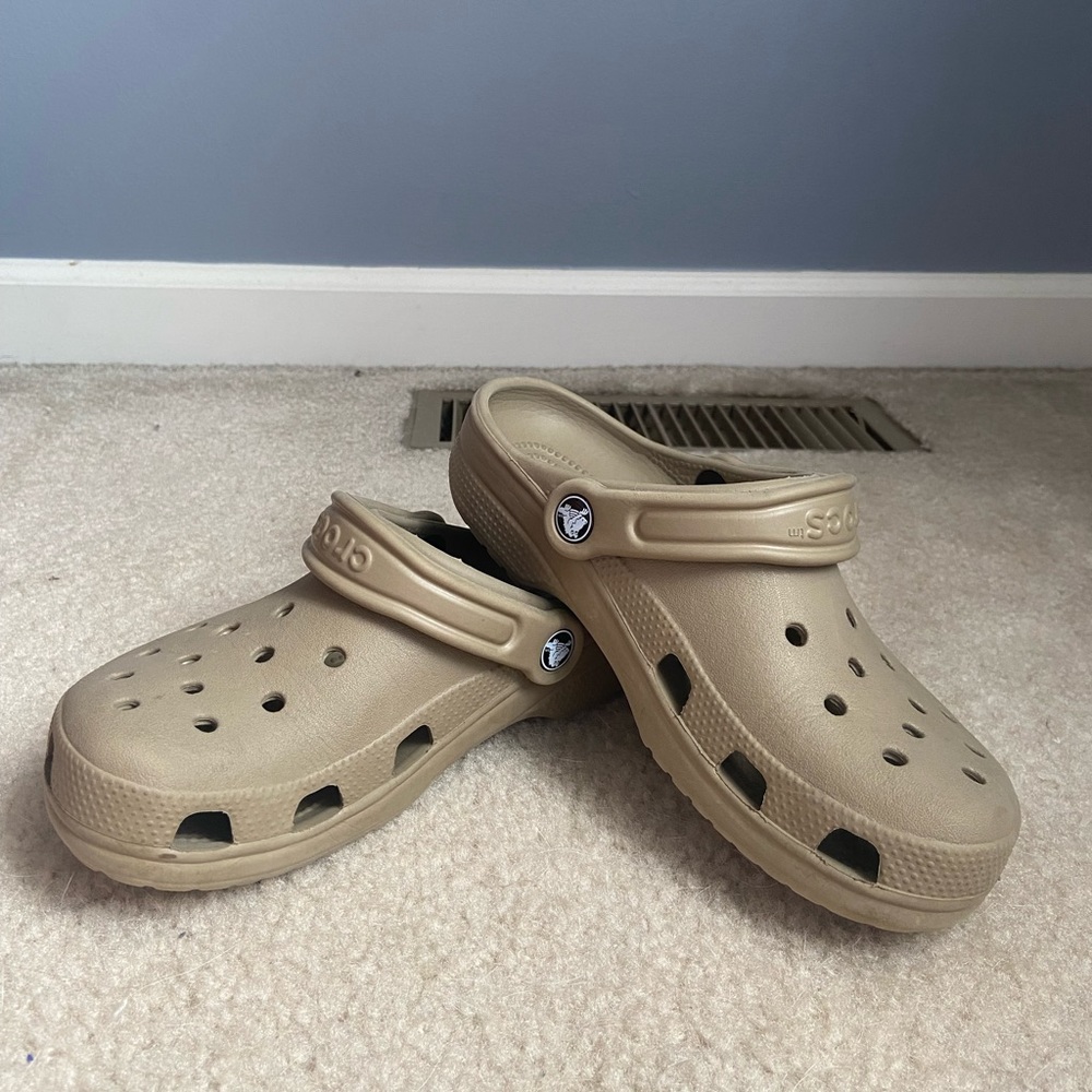 Dark Tan Crocs